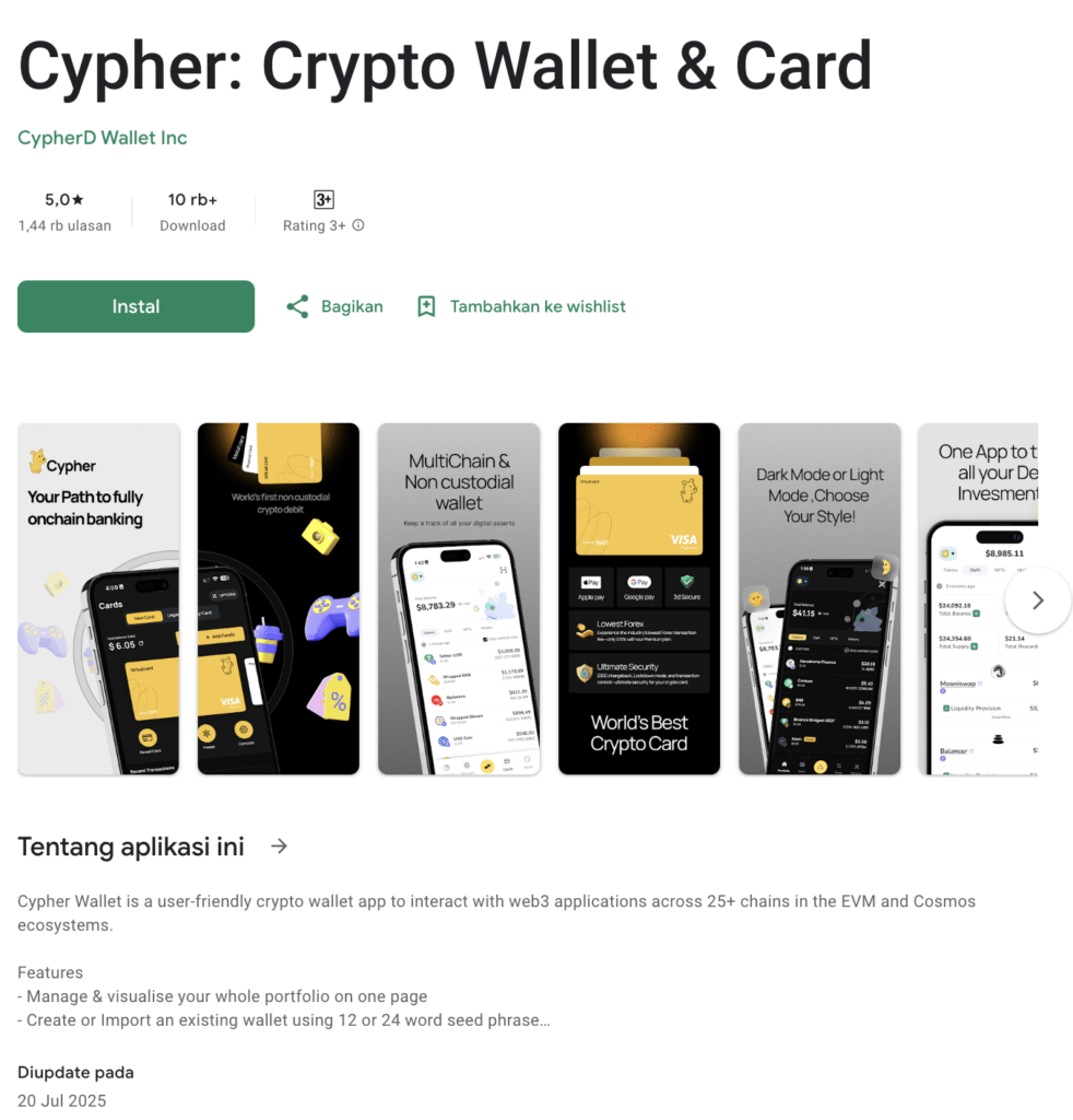 cyper wallet ss Apa Itu Cypher Wallet?