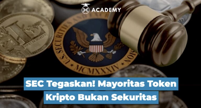 SEC Tegaskan! Mayoritas Token Kripto Bukan Sekuritas