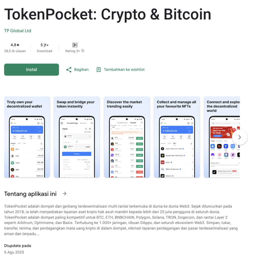 token wallet Cara Menggunakan TokenPocket Wallet