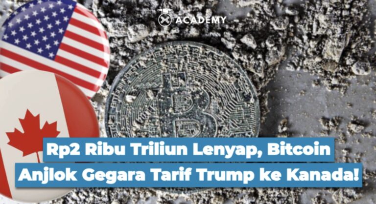 Rp2 Ribu Triliun Lenyap, Bitcoin Anjlok Gegara Tarif Trump ke Kanada!