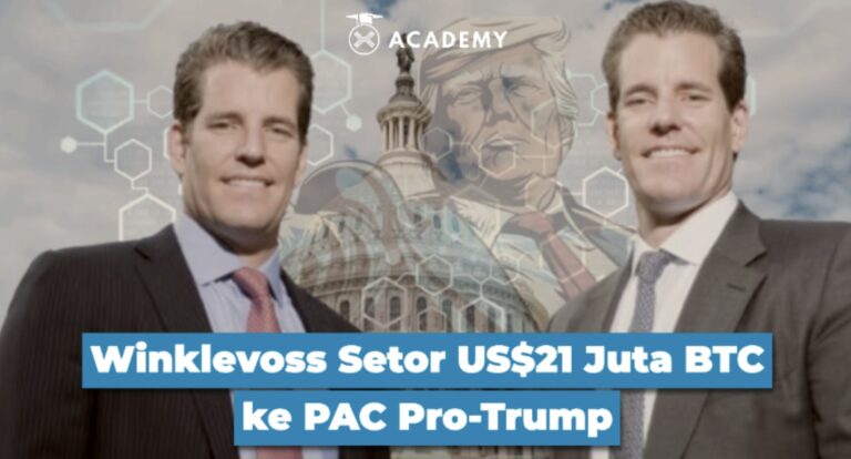 Winklevoss Setor US$21 Juta BTC ke PAC Pro-Trump