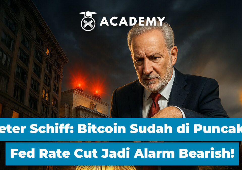 Peter Schiff: Bitcoin Sudah di Puncak, Fed Rate Cut Jadi Alarm Bearish!