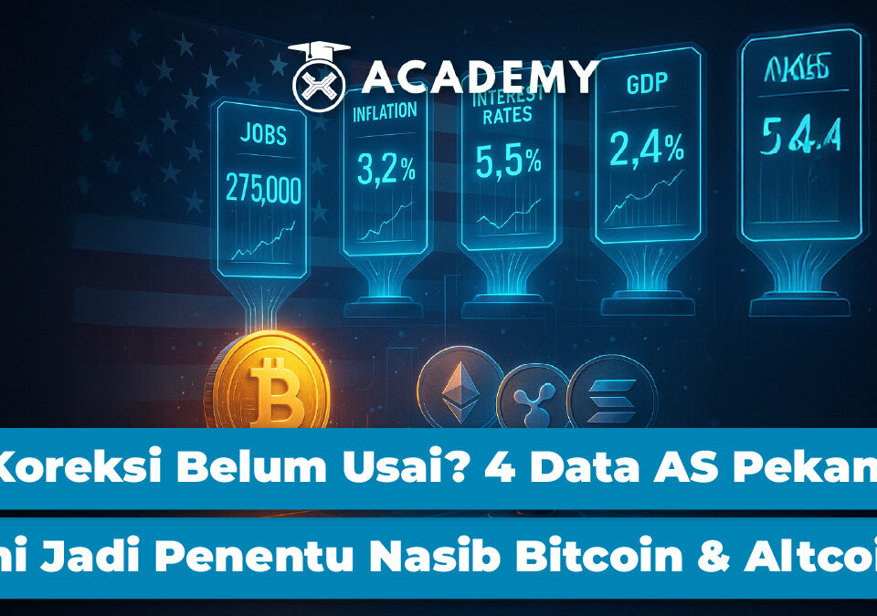 Koreksi Belum Usai? 4 Data AS Pekan Ini Jadi Penentu Nasib Bitcoin & Altcoin