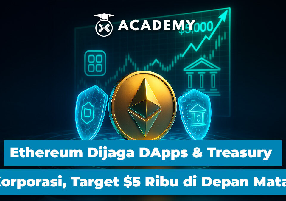 Ethereum Dijaga DApps & Treasury Korporasi, Target $5 Ribu di Depan Mata?
