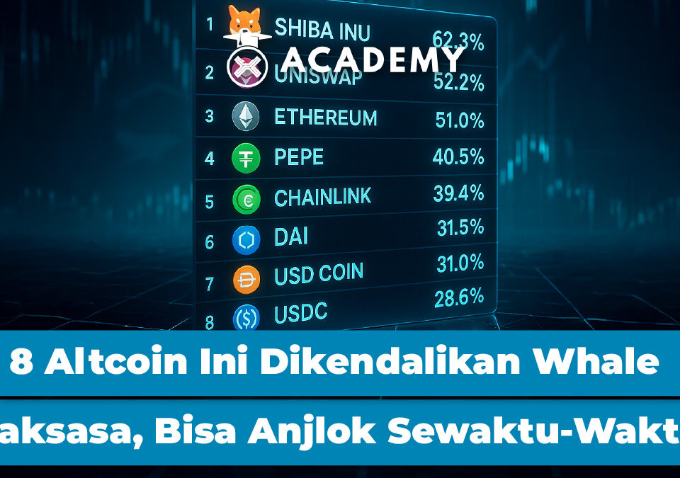 8 Altcoin Ini Dikendalikan Whale Raksasa, Bisa Anjlok Sewaktu-Waktu!