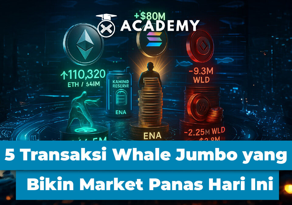 5 Transaksi Whale Jumbo yang Bikin Market Crypto Panas Hari Ini