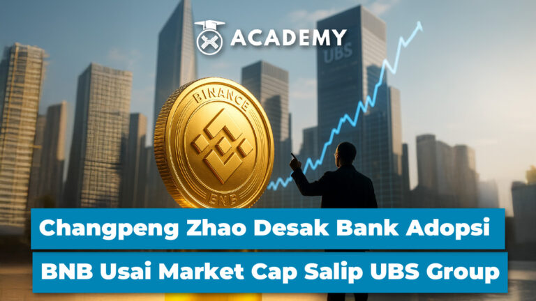 Changpeng Zhao Desak Bank Adopsi BNB Usai Market Cap Salip UBS Group