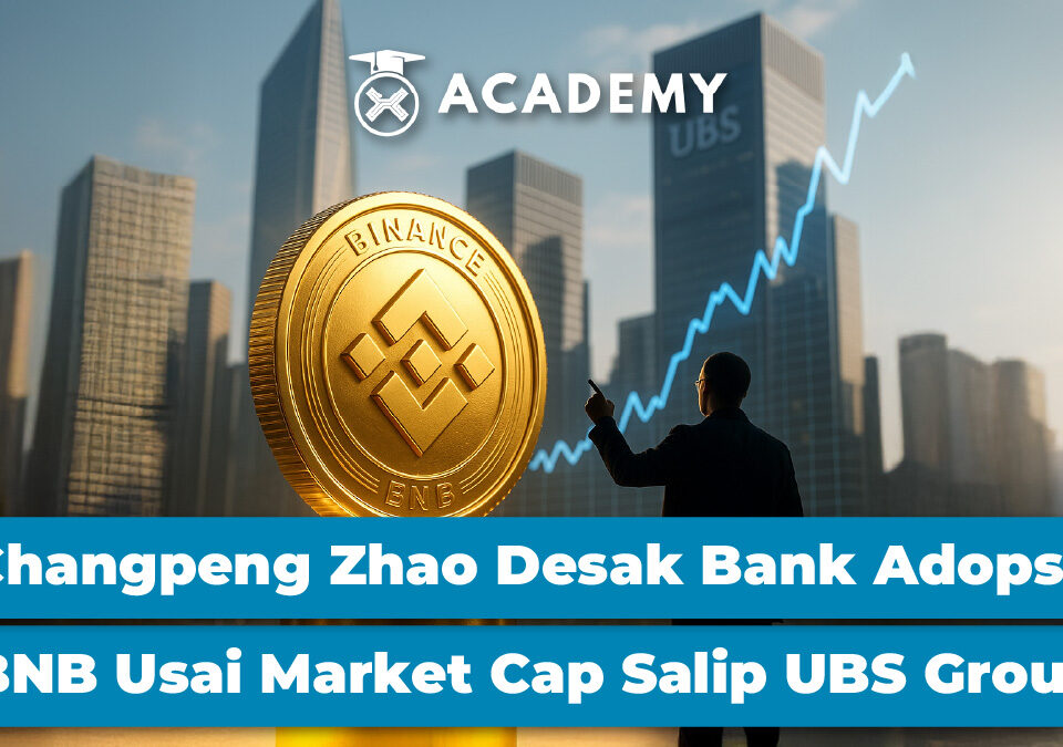 Changpeng Zhao Desak Bank Adopsi BNB Usai Market Cap Salip UBS Group