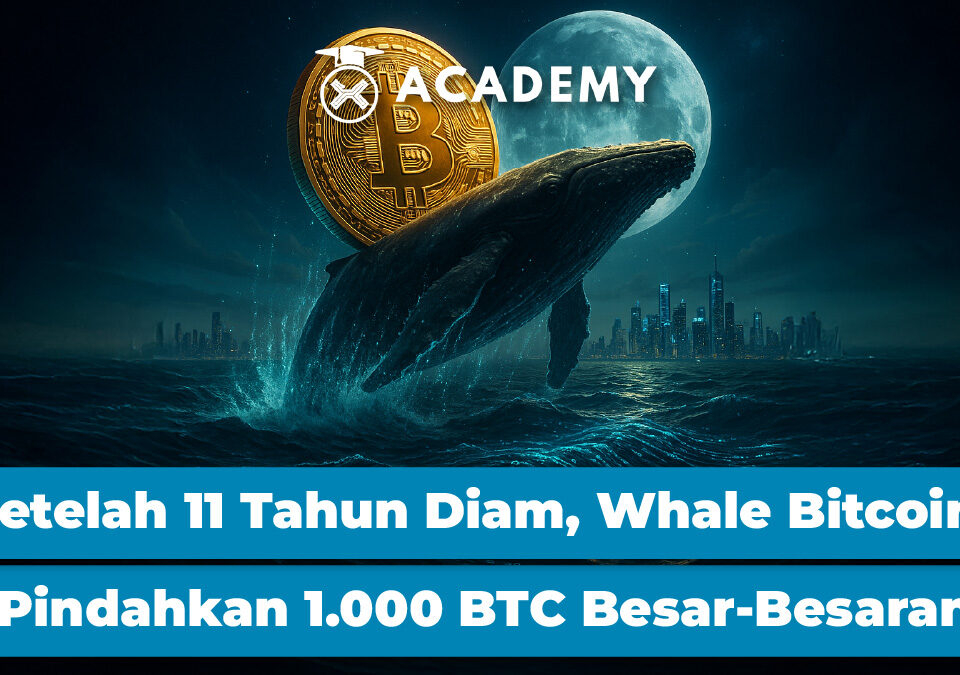 Setelah 11 Tahun Diam, Whale Bitcoin Pindahkan 1.000 BTC Besar-Besaran