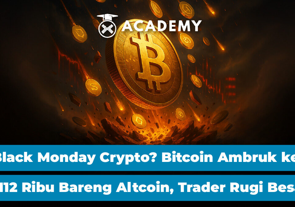 Black Monday Crypto? Bitcoin Ambruk ke $112 Ribu Bareng Altcoin, 400 Ribu Trader Rugi Besar