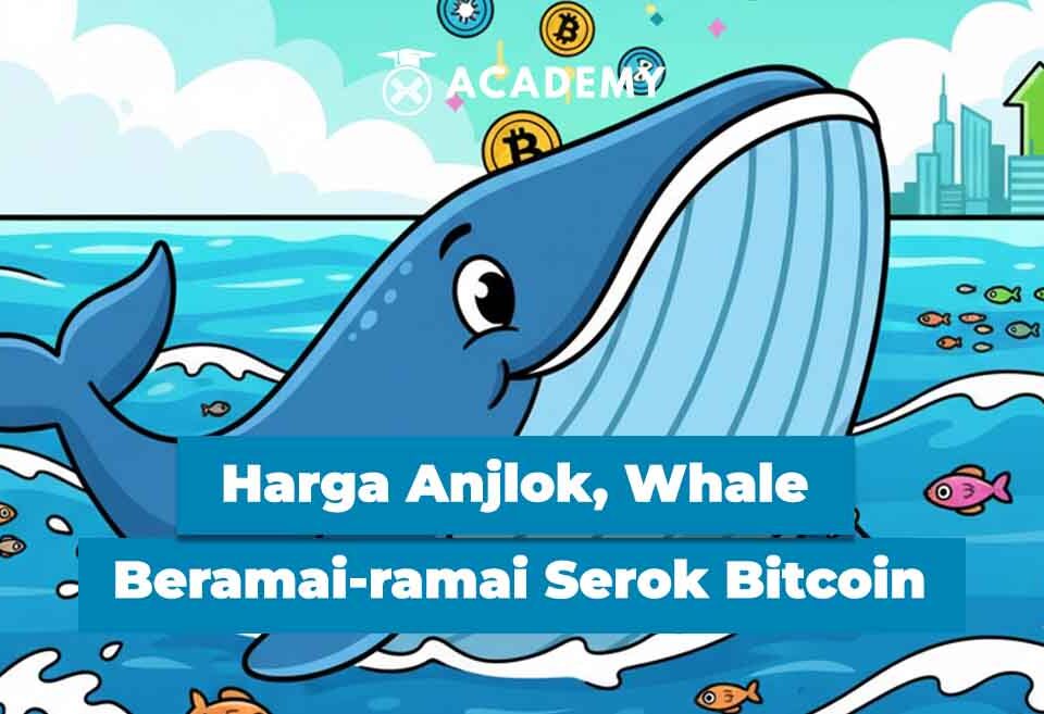 Harga Anjlok, Whale Beramai-ramai Serok Bitcoin