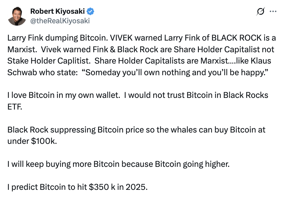 Robert Kiyosaki Prediksi Bitcoin Robert Kiyosaki Prediksi Bitcoin