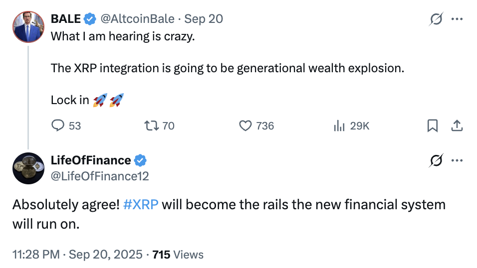 XRP Disebut Bakal Jadi Rel Sistem Keuangan Baru XRP Disebut Bakal Jadi Rel Sistem Keuangan Baru