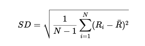 2. Hitung Standard Deviation Return Periodik