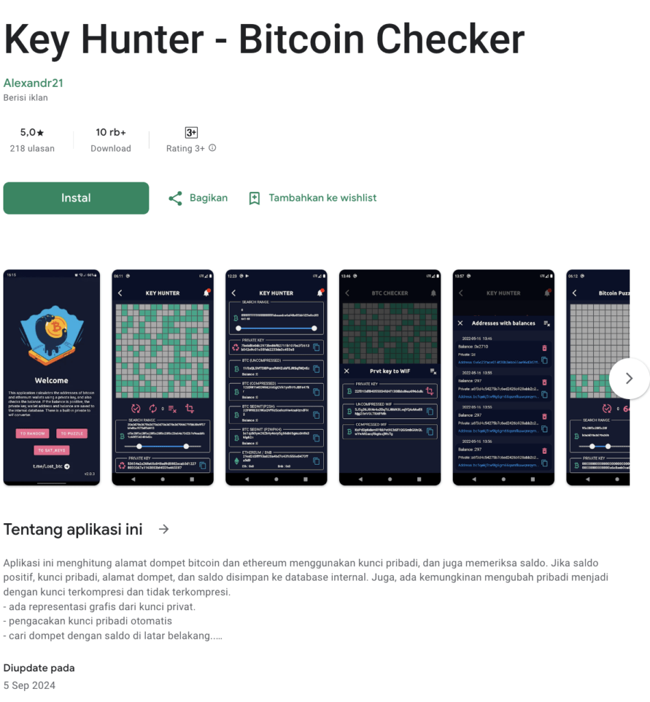 key hunter ss Apa Itu Key Hunter Bitcoin Checker?