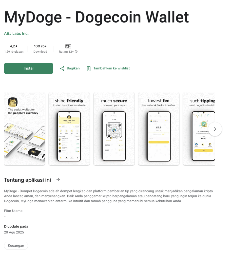 my doge wallet Fakta Menarik MyDoge Wallet