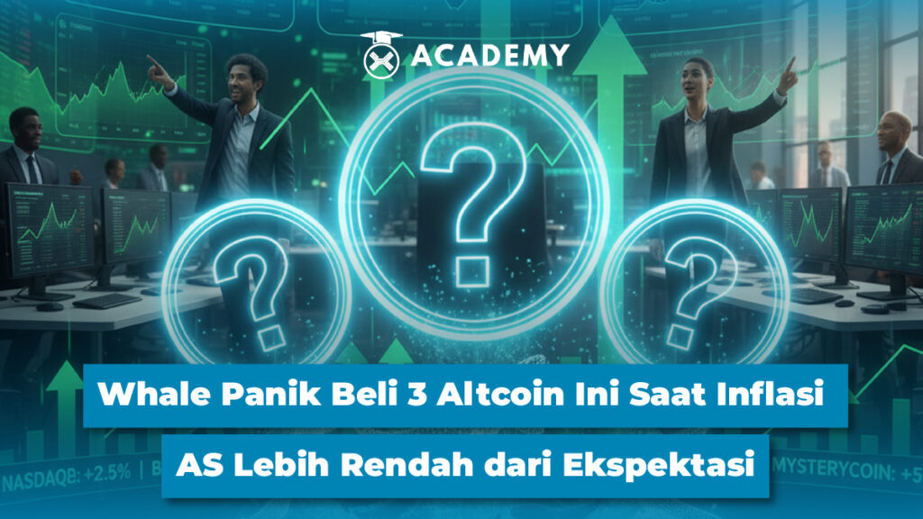 Whale Panik Beli 3 Altcoin Ini Saat Inflasi AS Lebih Rendah dari Ekspektasi