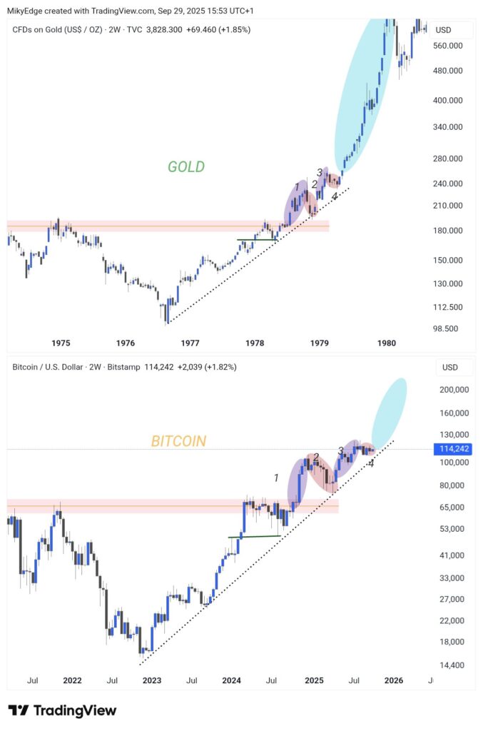 BTC x Gold BTC x Gold