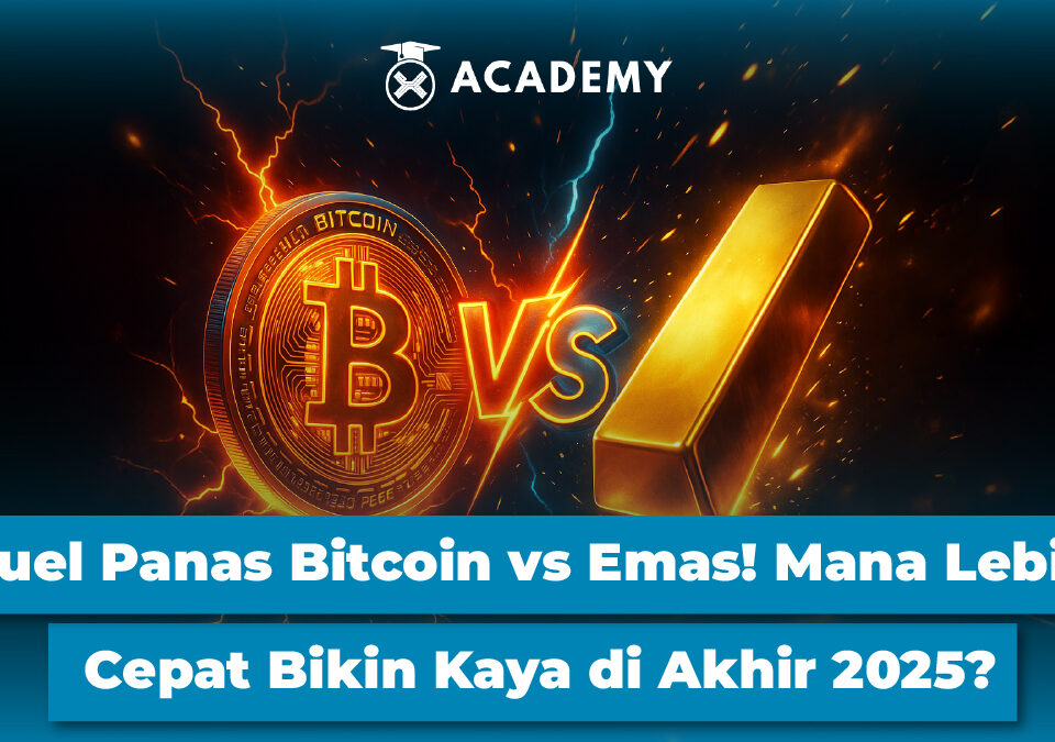 Duel Panas Bitcoin vs Emas! Mana Lebih Cepat Bikin Kaya di Akhir 2025?