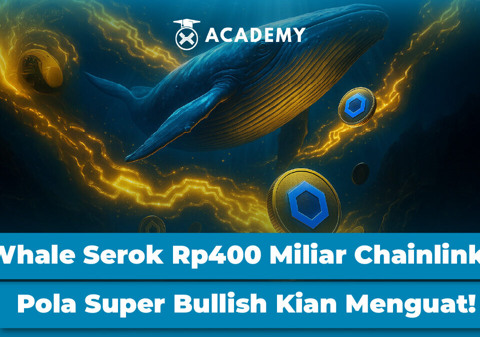 Whale Serok Rp400 Miliar Chainlink, Pola Super Bullish Kian Menguat!
