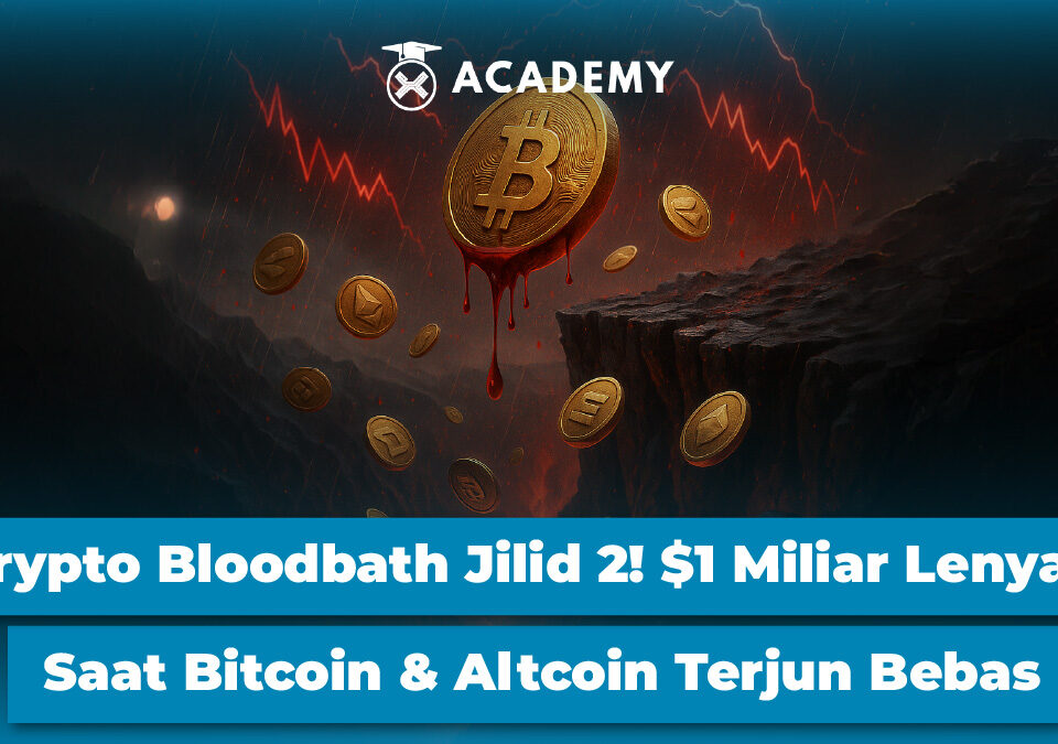 Crypto Bloodbath Jilid 2! $1 Miliar Lenyap Saat Bitcoin & Altcoin Terjun Bebas