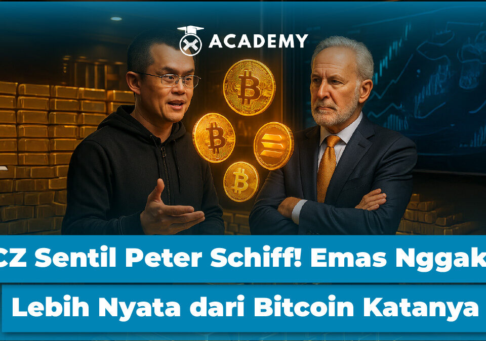 CZ Sentil Peter Schiff! Emas Nggak Lebih Nyata dari Bitcoin Katanya