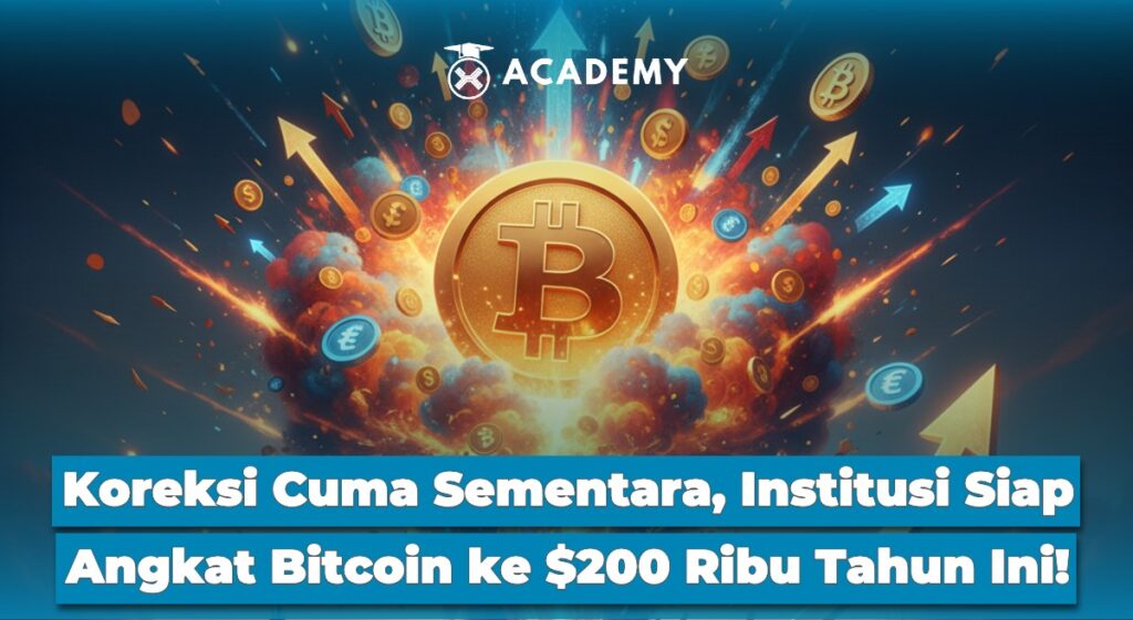 Koreksi Cuma Sementara, Institusi Siap Angkat Bitcoin ke $200 Ribu Tahun Ini!