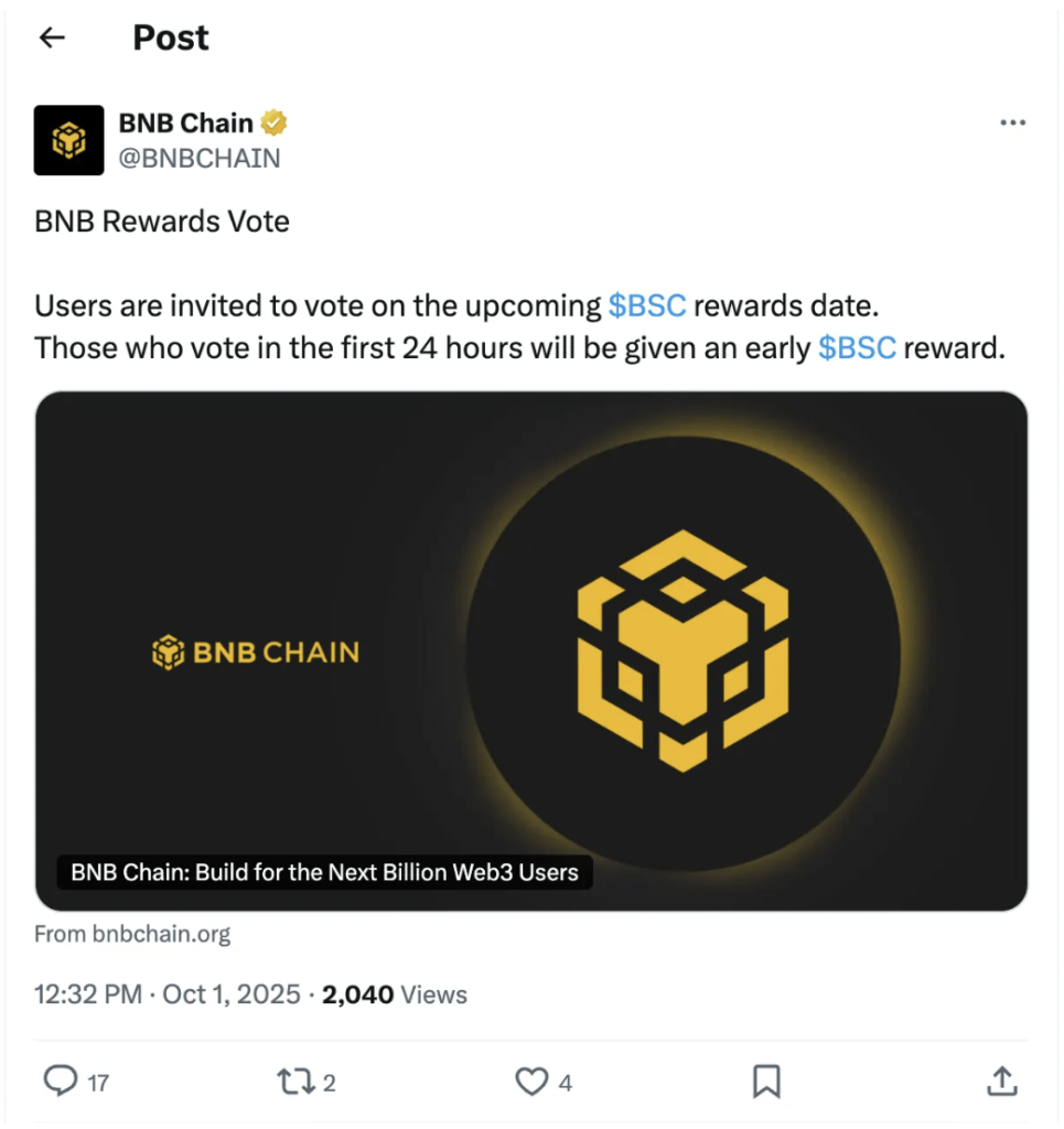 Akun BNB Chain dibajak Akun BNB Chain dibajak