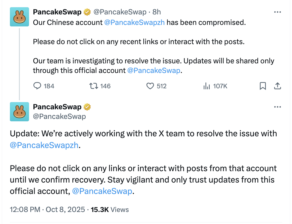 Tanggapan PancakeSwap