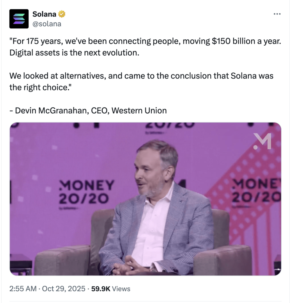 Solana x Western Union Solana x Western Union