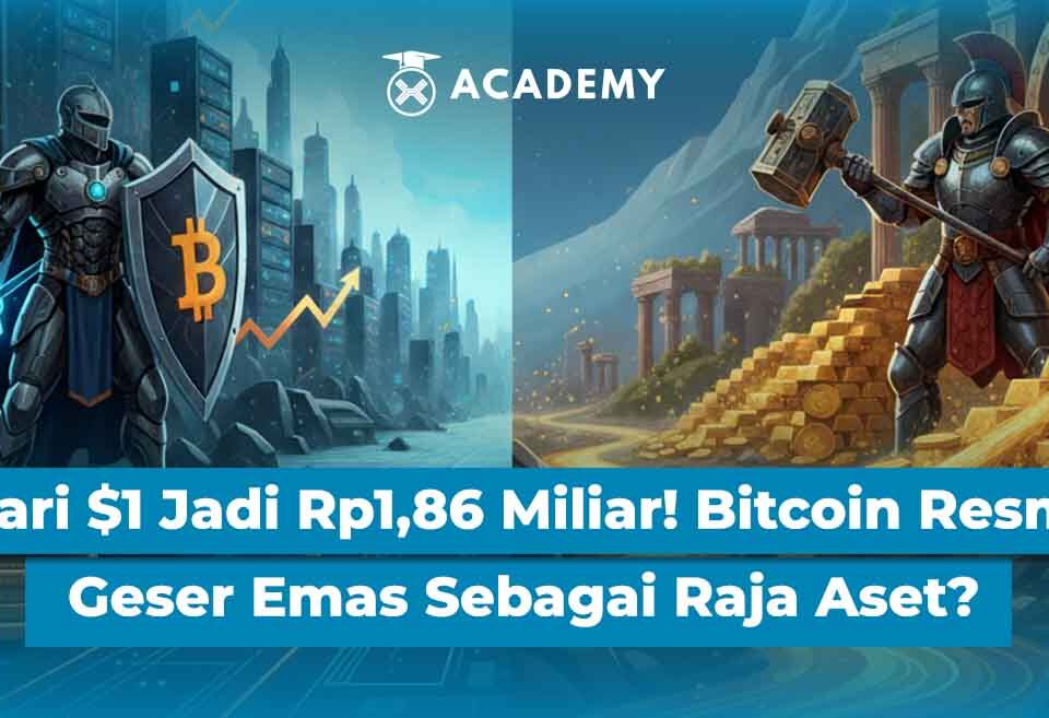 Dari $1 Jadi Rp1,86 Miliar! Bitcoin Resmi Geser Emas Sebagai Raja Aset?