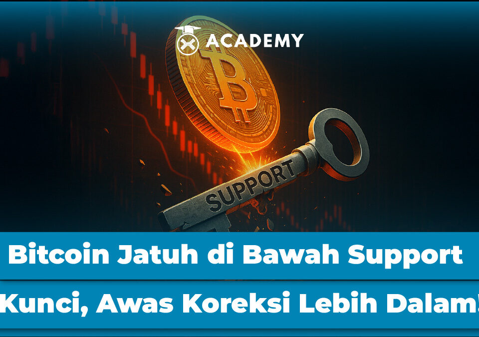 Bitcoin Jatuh di Bawah Support Kunci, Awas Koreksi Lebih Dalam!