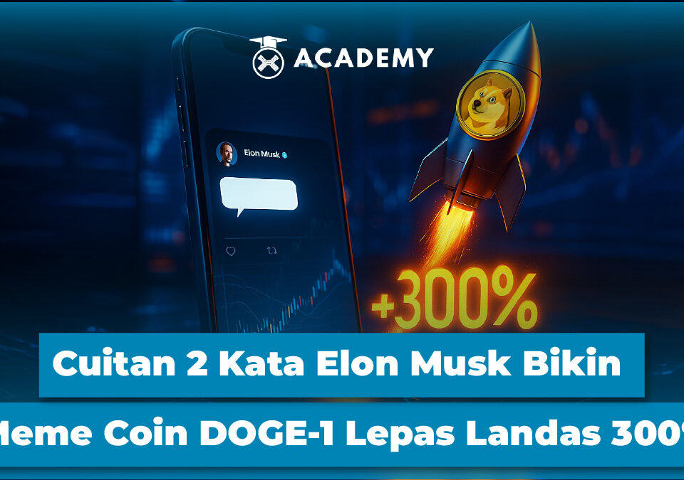 Cuitan 2 Kata Elon Musk Bikin Meme Coin DOGE-1 Lepas Landas 300%