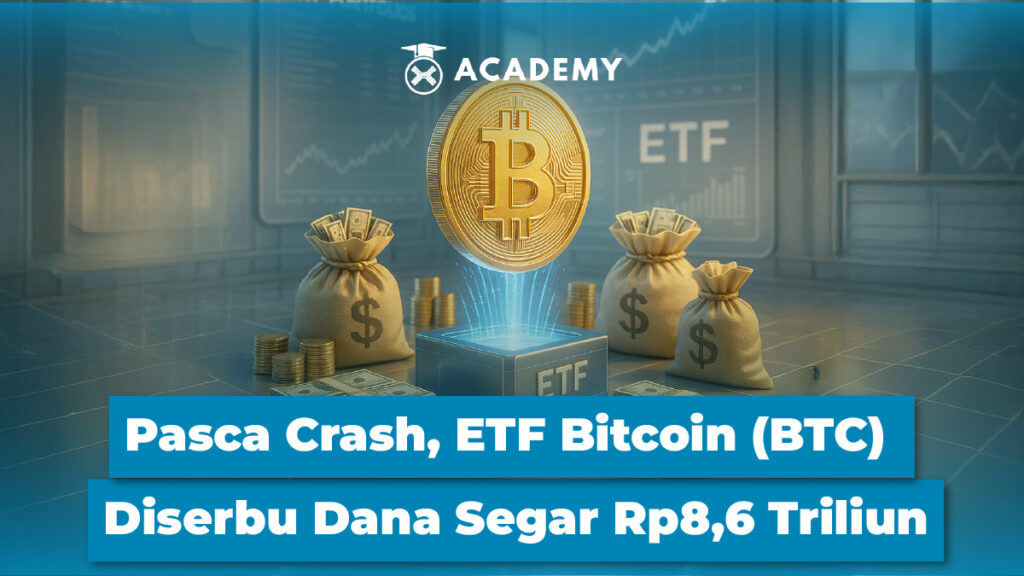 Pasca Crash, ETF Bitcoin (BTC) Diserbu Dana Segar Rp8,6 Triliun