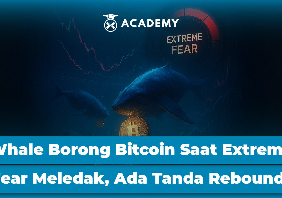 Whale Borong Bitcoin Saat Extreme Fear Meledak, Ada Tanda Rebound?