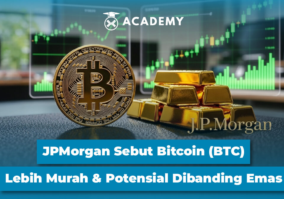 JPMorgan Sebut Bitcoin (BTC) Lebih Murah & Potensial Dibanding Emas