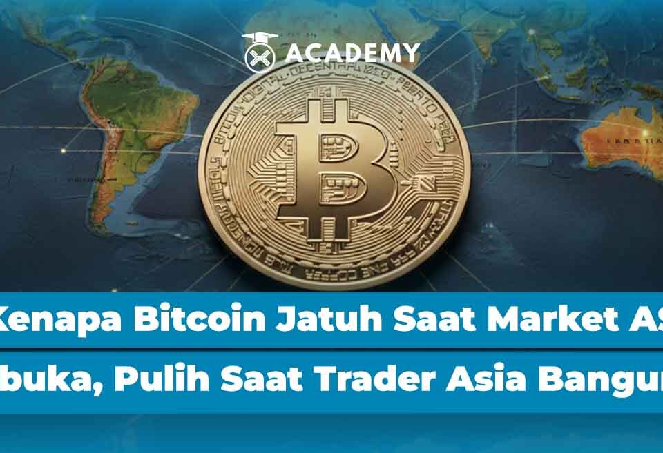 Kenapa Bitcoin Jatuh Saat Market AS Dibuka Tapi Pulih Saat Trader Asia Bangun?