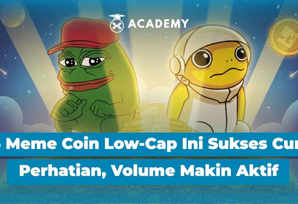 5 Meme Coin Low-Cap Ini Sukses Curi Perhatian, Volume Makin Aktif