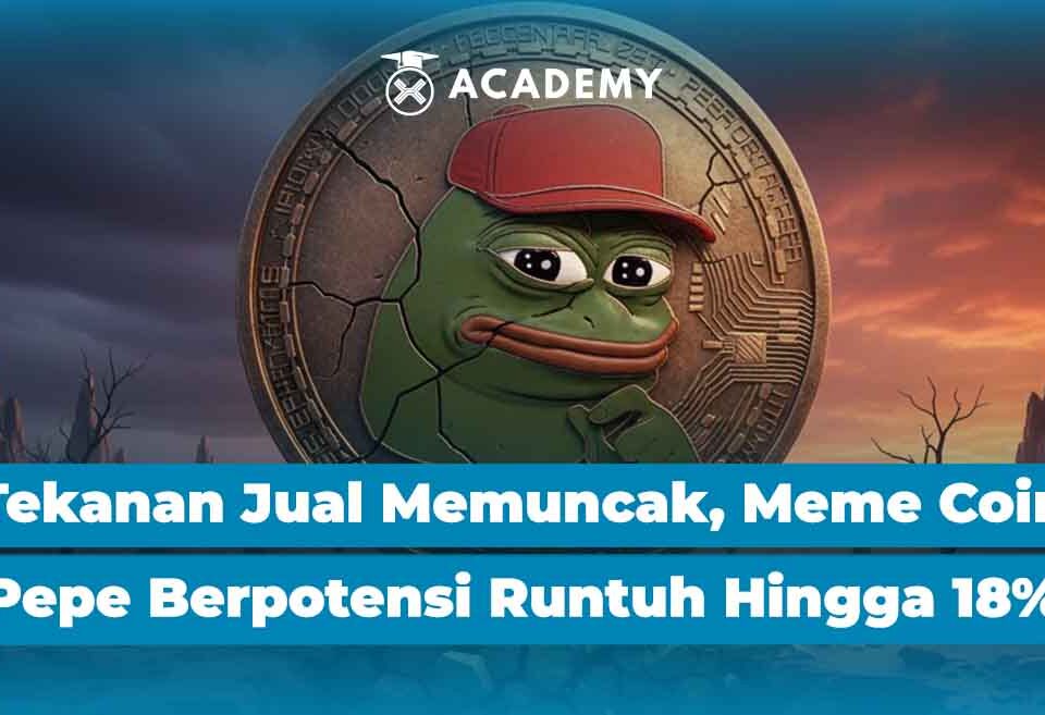 Tekanan Jual Memuncak, Meme Coin Pepe Berpotensi Runtuh Hingga 18%