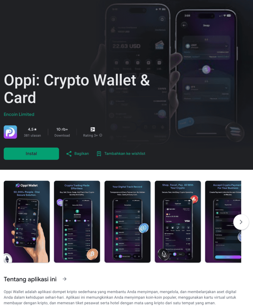 oppi crypto wallwet Apa Itu Oppi Wallet?