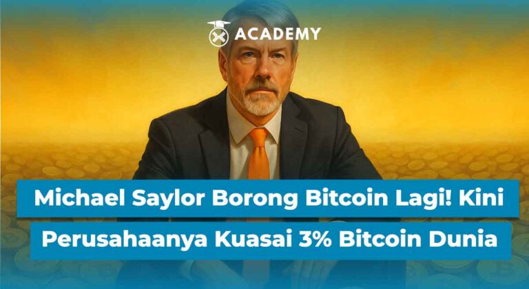 Michael Saylor Borong Bitcoin Lagi! Kini Perusahaanya Kuasai 3% Bitcoin Dunia