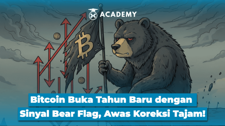 Bitcoin Buka Tahun Baru dengan Sinyal Bear Flag, Awas Koreksi Tajam!
