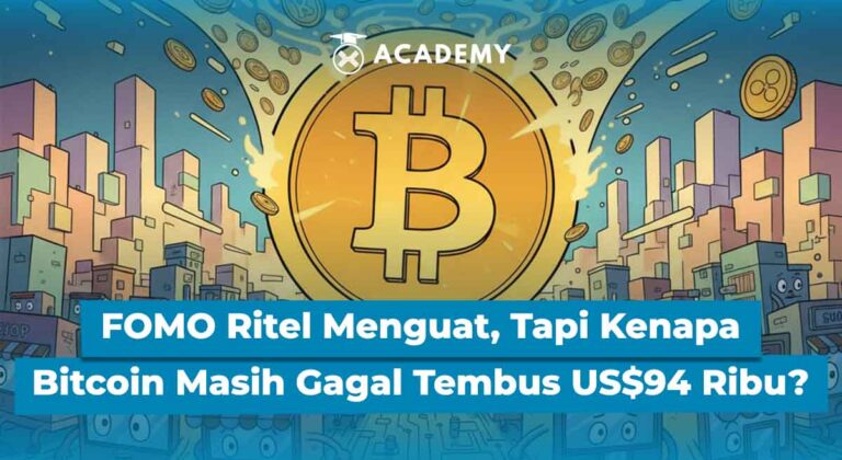 FOMO Ritel Menguat, Tapi Kenapa Bitcoin Masih Gagal Tembus US$94 Ribu?