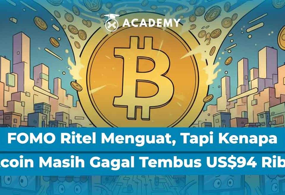 FOMO Ritel Menguat, Tapi Kenapa Bitcoin Masih Gagal Tembus US$94 Ribu?