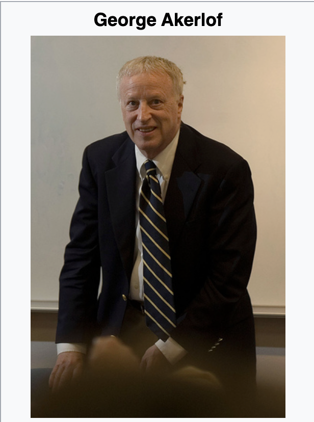 george Siapa George Akerlof? Sosok yang Menghubungkan Ekonomi, Perilaku, dan Struktur Pasar