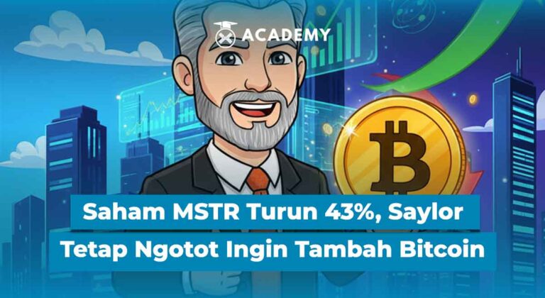 Saham MSTR Turun 43%, Saylor Tetap Ngotot Ingin Tambah Bitcoin (BTC)