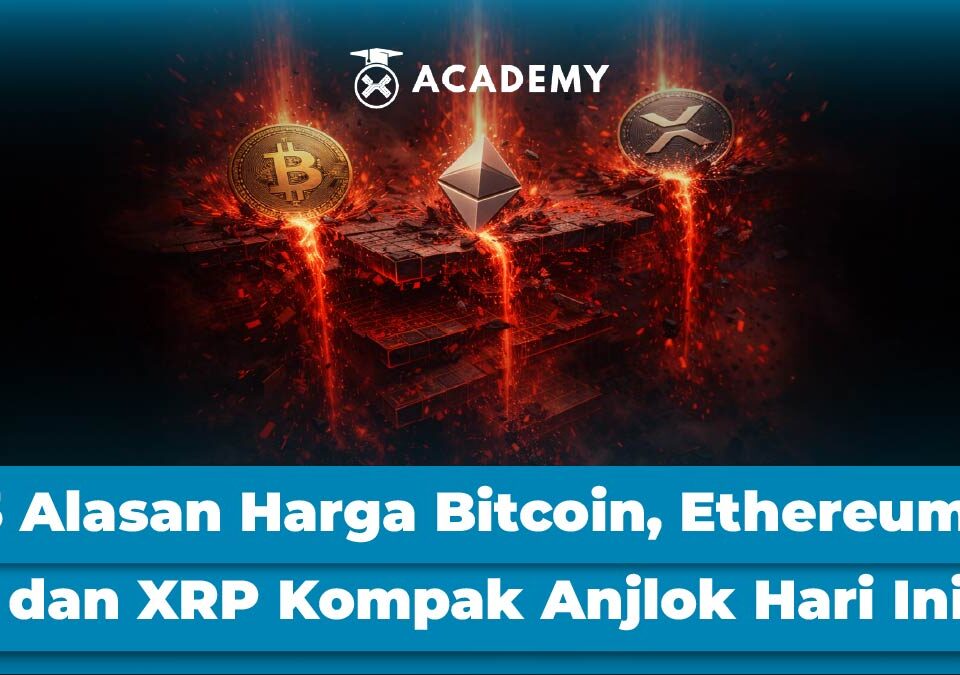 3 Alasan Kenapa Harga Bitcoin, Ethereum, dan XRP Kompak Anjlok Hari Ini