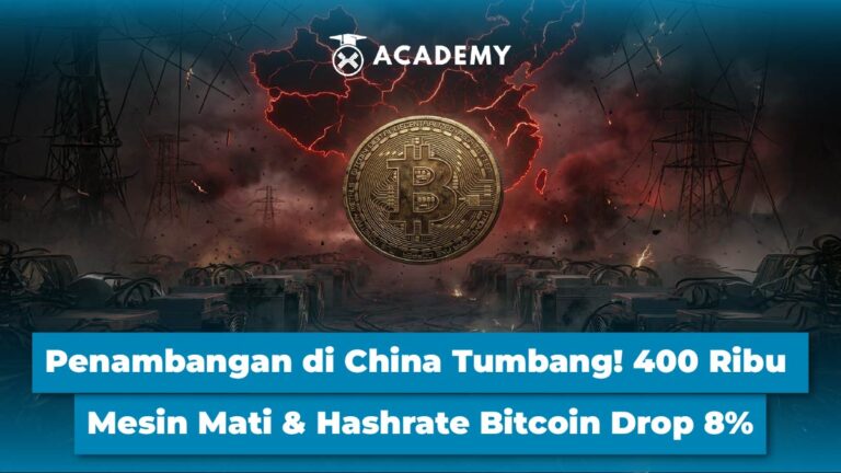 Penambangan di China Tumbang! 400 Ribu Mesin Mati & Hashrate Bitcoin Drop 8%