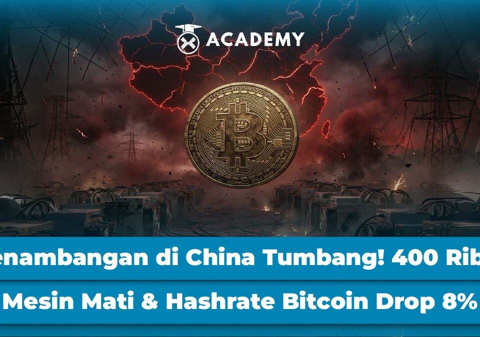 Penambangan di China Tumbang! 400 Ribu Mesin Mati & Hashrate Bitcoin Drop 8%