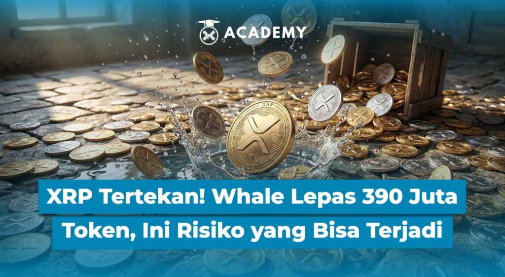 XRP Tertekan! Whale Lepas 390 Juta Token, Ini Risiko yang Bisa Terjadi
